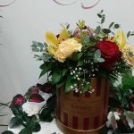 poklon kutije za cveće - PRUGE bordo - Slika 3