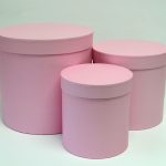set poklon kutija za cveće - BABY ROZE