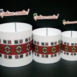 poklon kutije za cveće - ETNO bele