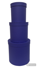 Set kutija za cveće i poklone - indigo plava boja