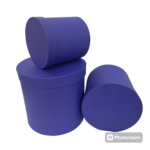 Set kutija za cveće i poklone - indigo plava boja - Slika 2