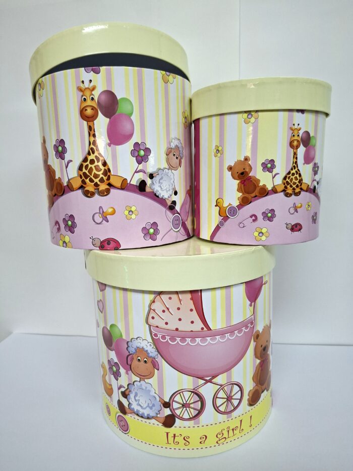 set kutija za cveće i poklone za devojčice - baby girl - Slika 3